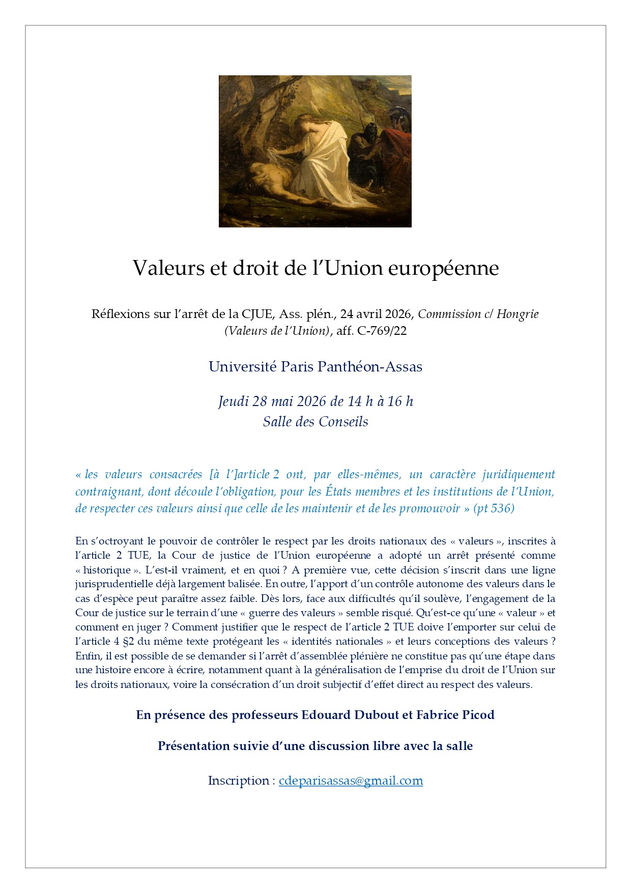 Valeurs UE